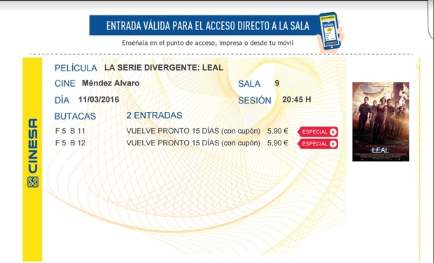 La Serie Divergente: Leal: Mi Critica y mi Entrada