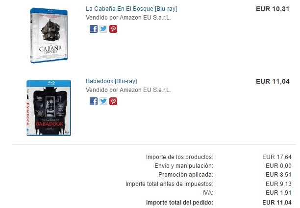 Aprovechando el 2x1 de Amazon
