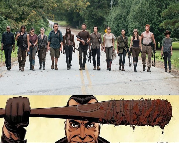 La porra del Domingo: En el capitulo 6x16 de The Walking Dead ¿Quien sera el elegido por Lucille? [SPOILERS]