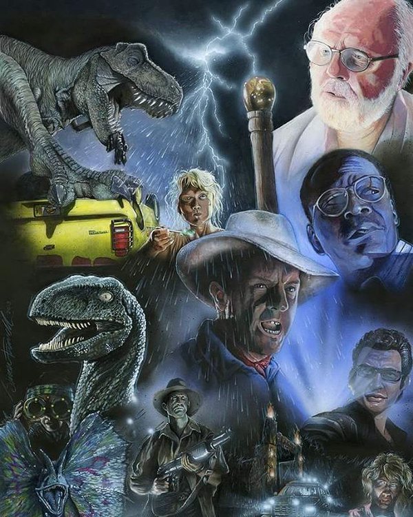 Dibujo de Jurassic Park