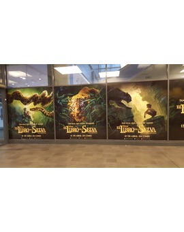 El libro de la selva, espectacular publicidad en Cinesa Manoteras 1/2