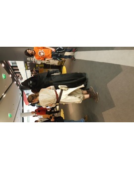 Rey y Kylo de colegueo en Fnac Parquesur