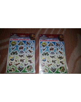 Pegatinas de Jurassic World que se unen a mi colección