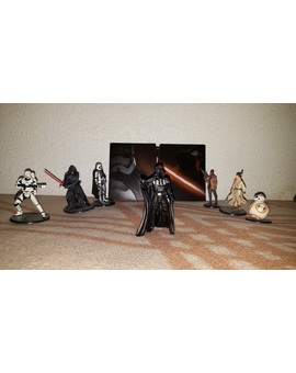 El lado oscuro contra el lado de la luz (con Darth Vader y BB8 que se me olvidaban ponerlos jajaja)