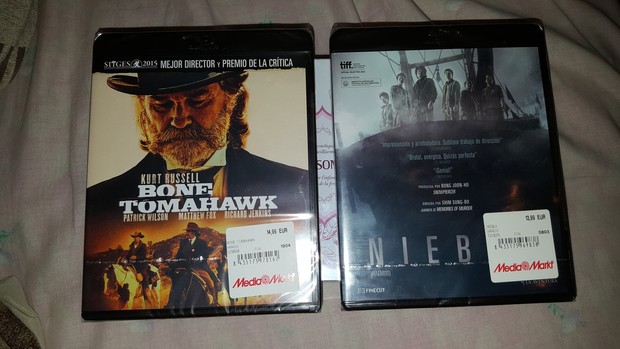 Bone Tomahawk + Niebla: Mis compras de hoy 30-04-2016 en el 2X1 de Media Mark