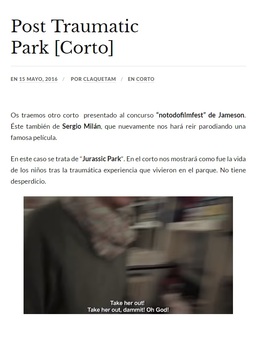 Post traumatic Park (corto)