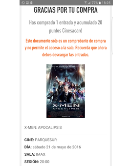 En un ratito a ver el apocalipsis en la mejor sala de todo Madrid