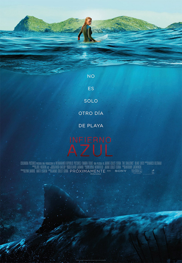 Infierno azul poster