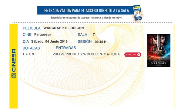 Warcraft El Origen: Mi Critica y mi Entrada