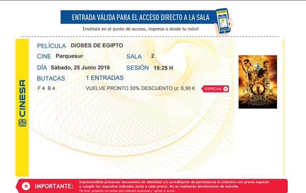 Dioses de Egipto: MI Critica y mi Entrada