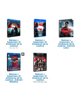 Batman V Superman ¿Cual vais a comprar al final?