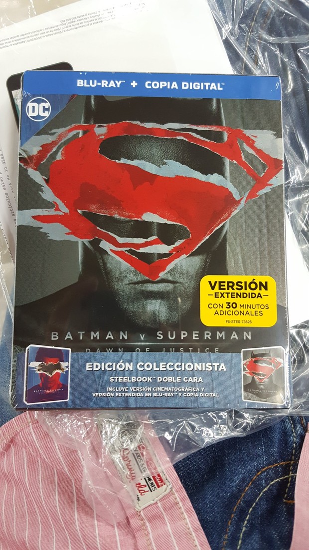 Batman V Superman El Amanecer de la Justicia (Steelbook): Mi compra de hoy 15-07-2016