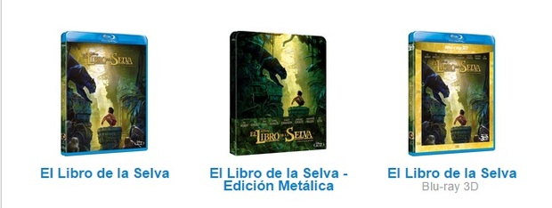 El Libro de la Selva ¿Que edición comprareis?