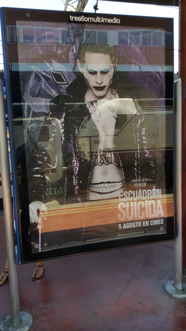 El Joker en la estación de Chamartín