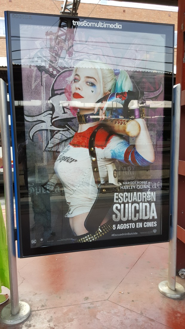 Harley Quinn en la estación de Chamartín