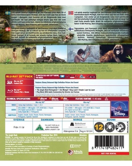 El Libro de la Selva: Contraportada USA