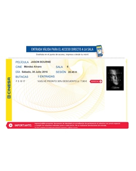 Jason Bourne: Mi Crítica y mi Entrada
