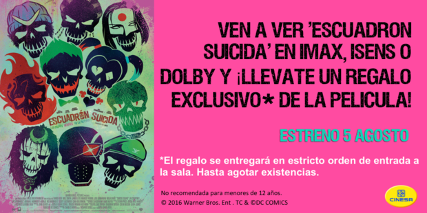 Escuadrón Suicida: Promoción Cinesa