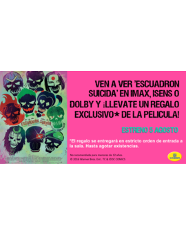 Escuadrón Suicida: Promoción Cinesa