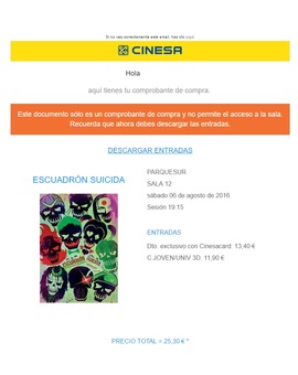 Ya tengo mis entradas para Escuadrón Suicida