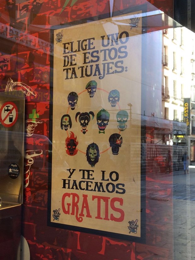 Tatuajes gratutitos del Escuadrón en Madrid