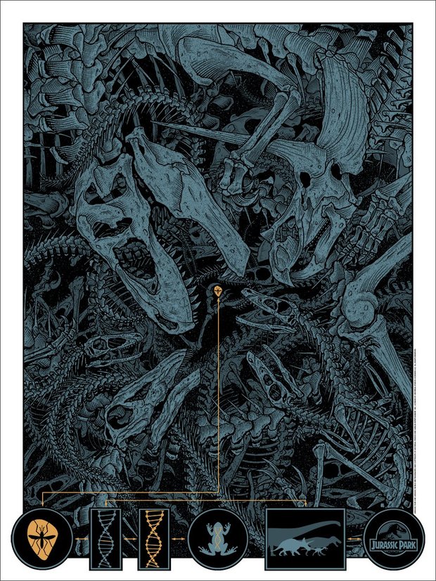 Jurassic Park poster by Dan McCarthy