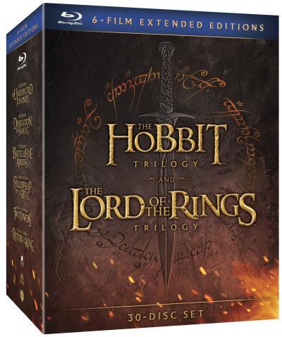 ESDLA + EL HOBBIT: También sacarán la versión "light" de estas sagas, que incluirán las ediciones extendidas y los mismos discos que la versión "gorda"