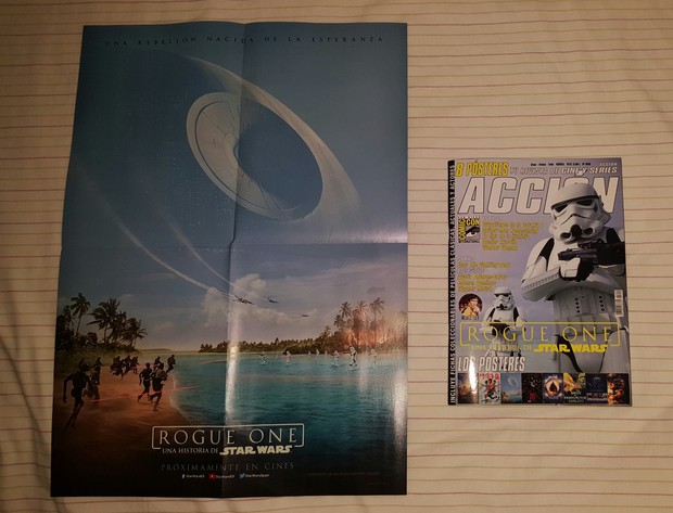 Accion Cine con poster de Star Wars Rogue One: Mi compra de  hoy 25-08-2016