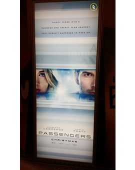 Primer poster oficial de Passengers con Jennifer Lawrence y Chris Pratt 