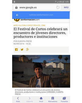 El Festival de Cortos celebrará un encuentro de jóvenes directores, productores e instituciones
