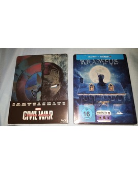 Capitán America Civil War Steelbook + Krampus Maldita Navidad Steelbook: Mis compras (18-09-2016)