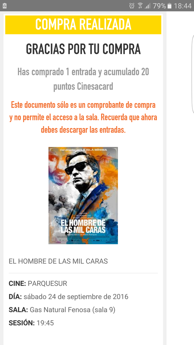 El hombre de las mil caras: Los que ya la habeis visto ¿Que nota le dais?. Yo la veo hoy.