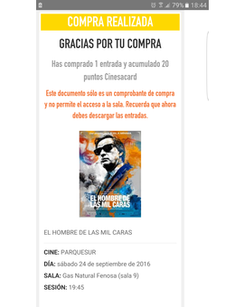 El hombre de las mil caras: Los que ya la habeis visto ¿Que nota le dais?. Yo la veo hoy.