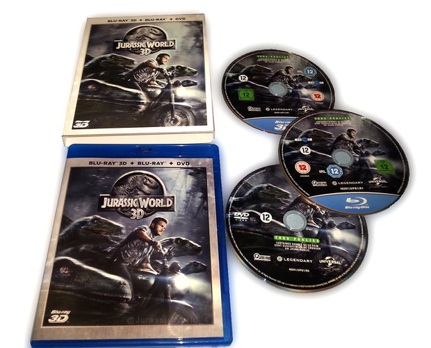 Jurassic World: Ofertaza Fnac: En 3D por 13.84 €, En 2D por 9.09 € y en DVD por 3.39 €