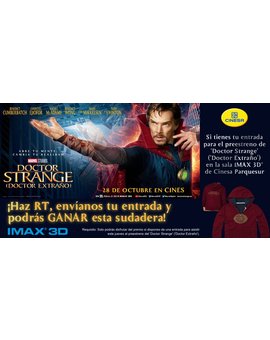 Por si alguien va hoy al preestreno hay sorteo en twitter