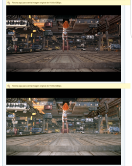 El Quinto Elemento: Comparativa Versión US Sony (arriba) vs Fox Gaumont (abajo) 