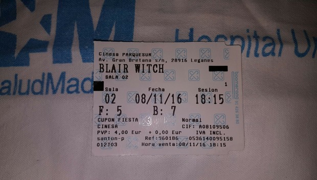 Blair Witch: Mi Crítica y mi Entrada [Ambientación brutal y algunos buenos sustos] [Nota 7/10]