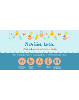 Cinesa habilita las SESIONES TETA: ¡Ven al cine con tu bebé!