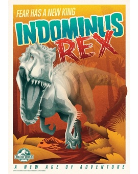 Jurassic World Poster Retro