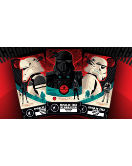 Así son las entradas con diseño especial para los pases IMAX de Rogue One en USA