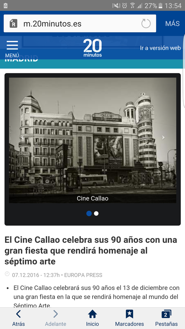 El Cine Callao celebra sus 90 años con una gran fiesta que rendirá homenaje al séptimo arte