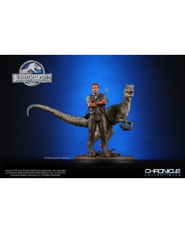 Chronicle: Figura de Owen y Blue de Jurassic World
