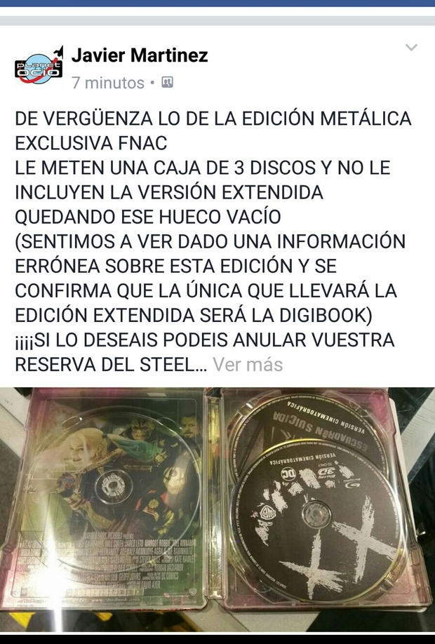 Warner se cachondea del consumidor en toda su cara!!!. Esto debería ser inadmisible y denunciable!!!
