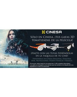 Gafas de regalo de Star Wars en Cinesa
