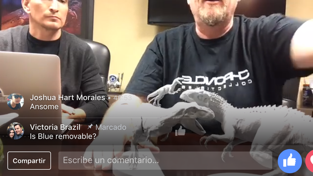 Pedazo diorama esta preparando Chronicle de Jurassic World