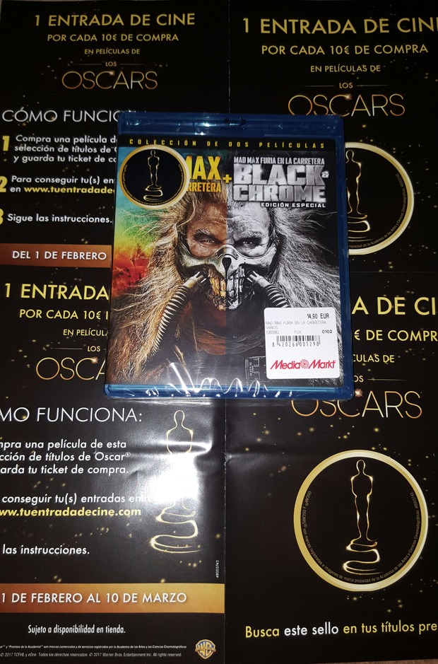 Mad Max Fury Road Black & Chrome Edition. Mi compra (16-02-2017)
