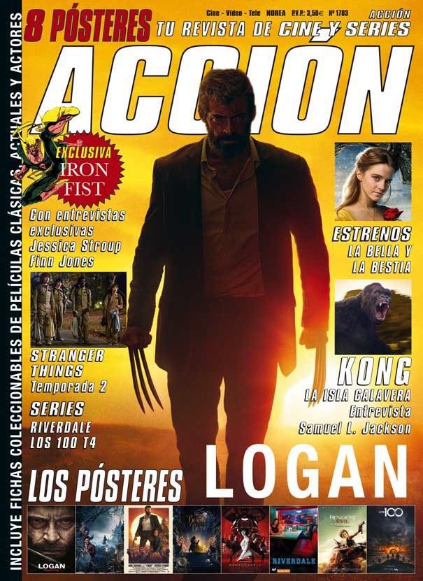 Acción Cine. Portada y Posters Marzo 2017