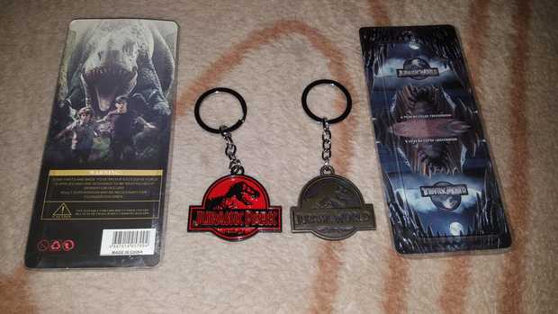 Jurassic Park y Jurassic World: Llaveros. Mi compra 02-03-2017
