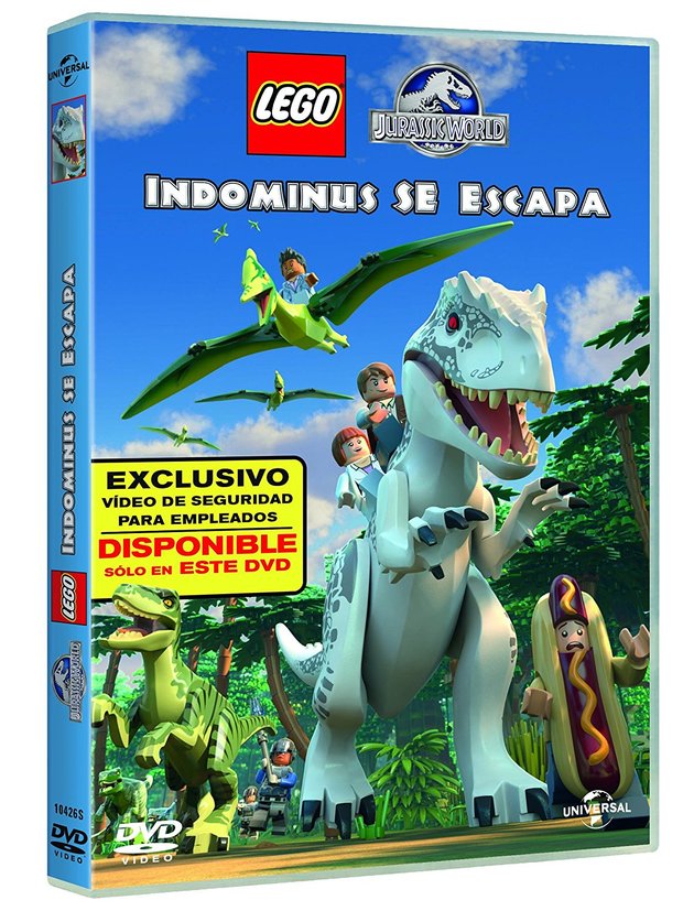 Jurassic World Lego: Indominus Se Escapa: a la venta el 15 de Marzo. Pero solo en DVD