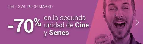 Fnac. Oferta 70% dcto 2° Unidad. 13 al 19 Marzo